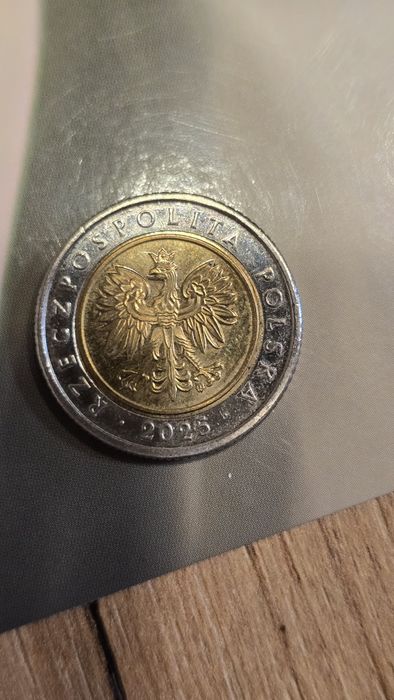 Destrukt monety 5zł