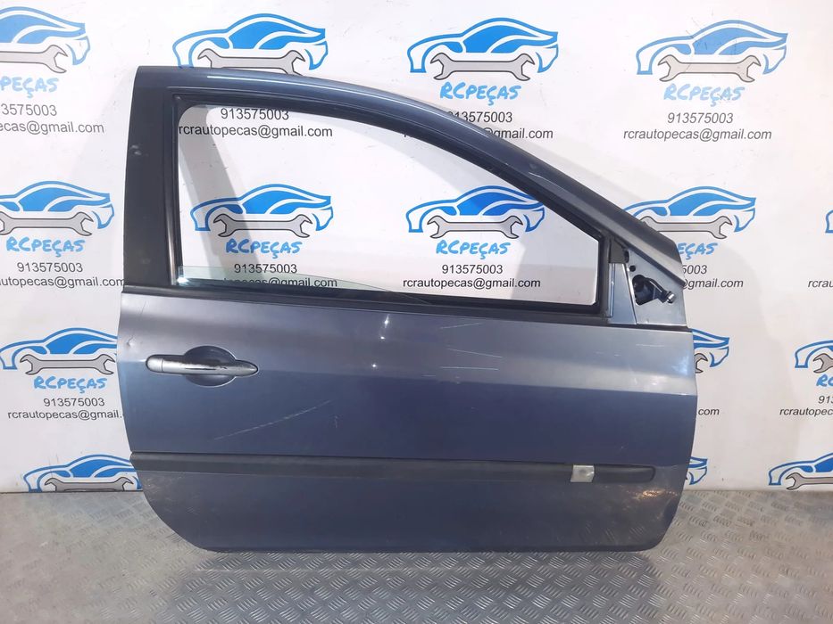 PORTA PORTAS FRENTE FRONTAL DIREITA RENAULT CLIO III 3 MK3 3 PORTAS 7751479113 FECHO ELEVADOR MOTOR PUXADOR VIDRO RETROVISOR RETROVISORES