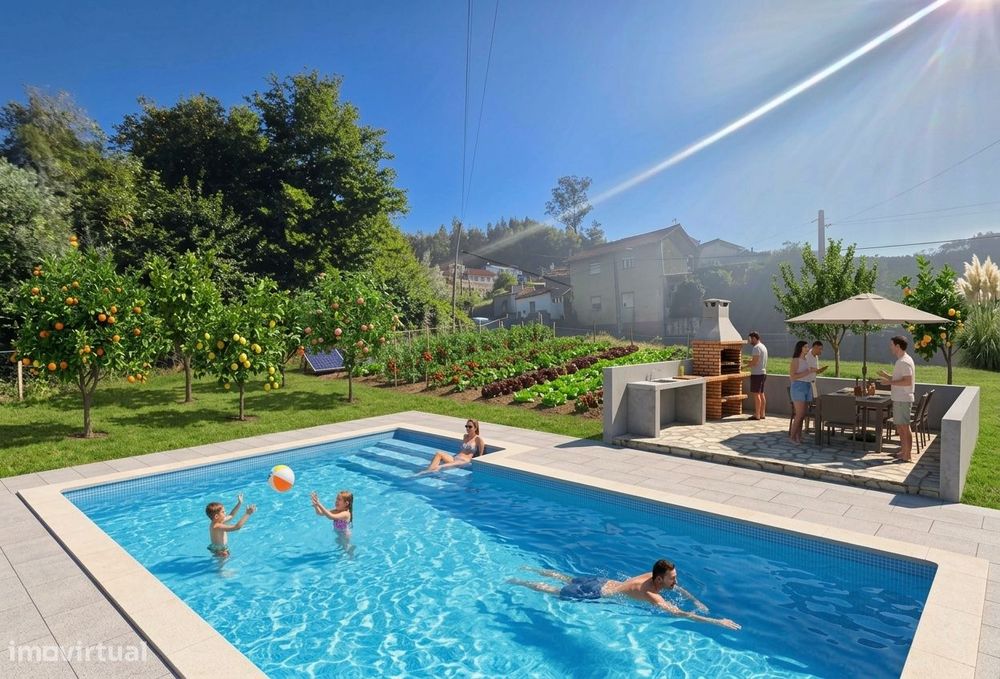 Moradia também ideal para 2 famílias com 850 m2 terreno Sever Vouga