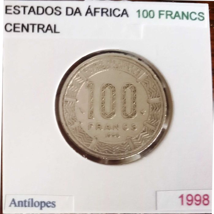 Estados da África Central - - - - - Moedas