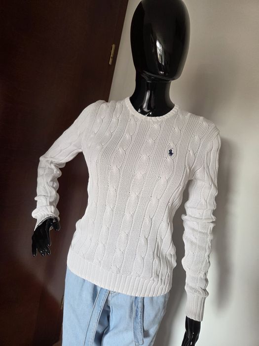 Lekkie sweterek Ralph Lauren warkocz