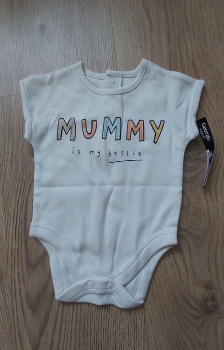 2 bluzki + 2 pak body George, bluzki i body, 0-3 m-ce, 56-62 cm