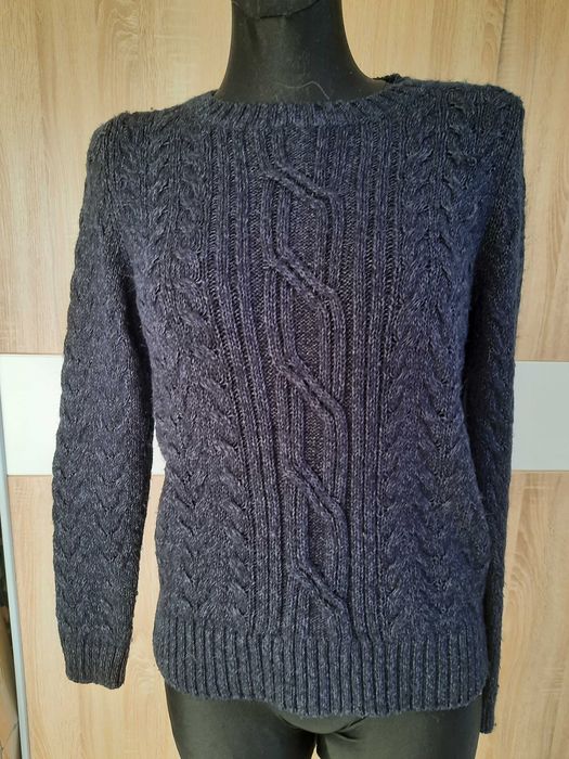 Sweter z warkoczami Massimo Dutti