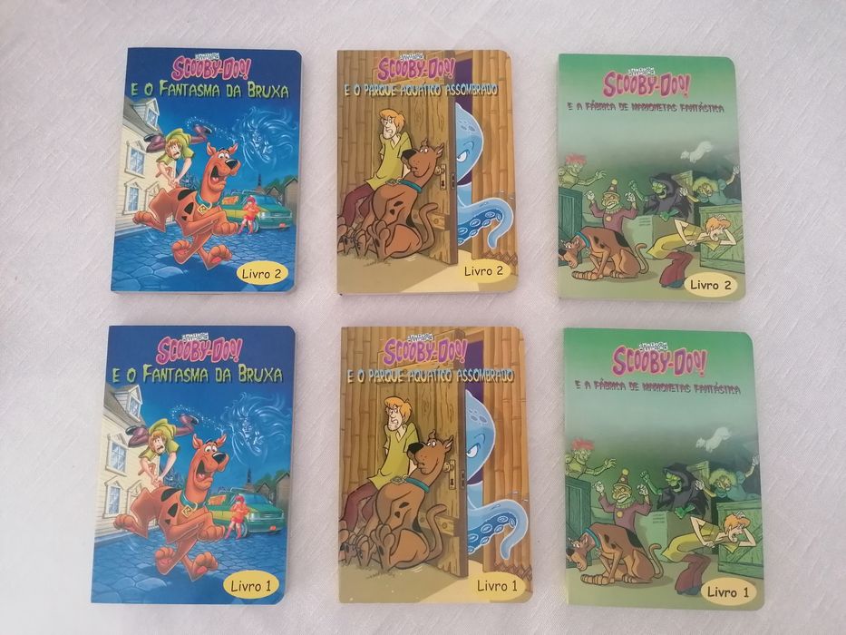 Conjunto de 6 livros - Contos de terror Scooby Doo