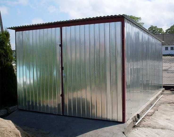 Garaż Blaszany Blaszak Garaże blaszane GARAŻ NA BUDOWĘ producent