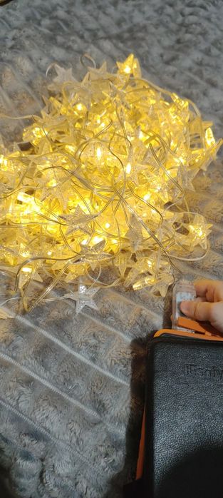 Гірлянда штора зірочки