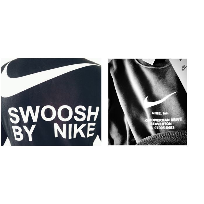 Bluza męska Nike z nadrukiem czarna