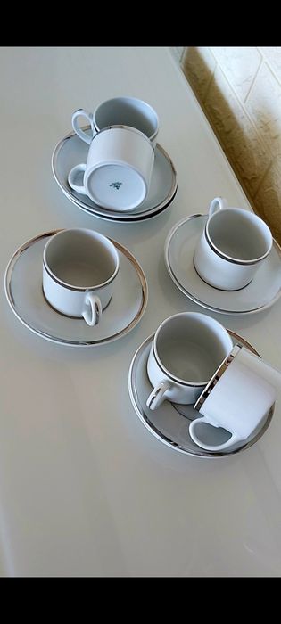 Conjunto de café e chá "Platinium"  Vista Alegre