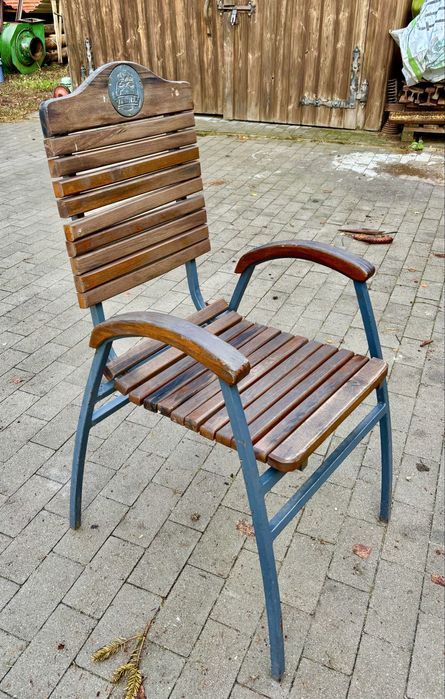 Krzesła ogrodowe / gastronomiczne– metal + drewno