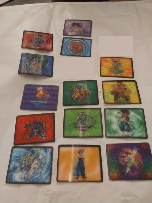 Álbum / Caderneta Beyblade com 14 cromos holográficos, Chipicao, vintage, edição limitada