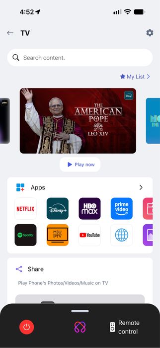 Smart TV LG UHD 55 com AI