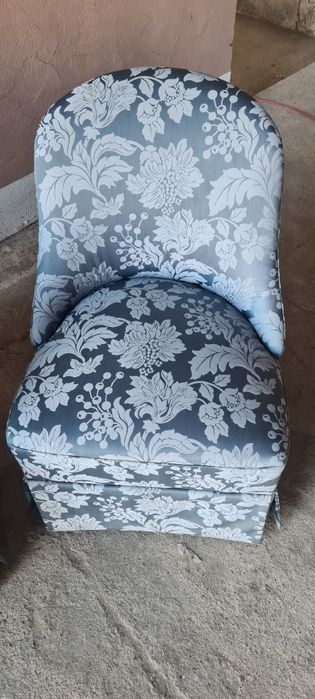 Stylowa Sofa z Fotelem Jedwab