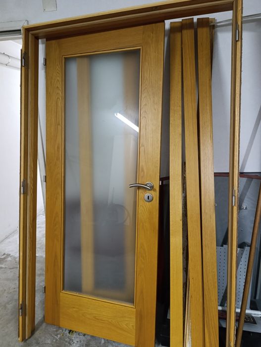 Porta em faia dupla imaculada