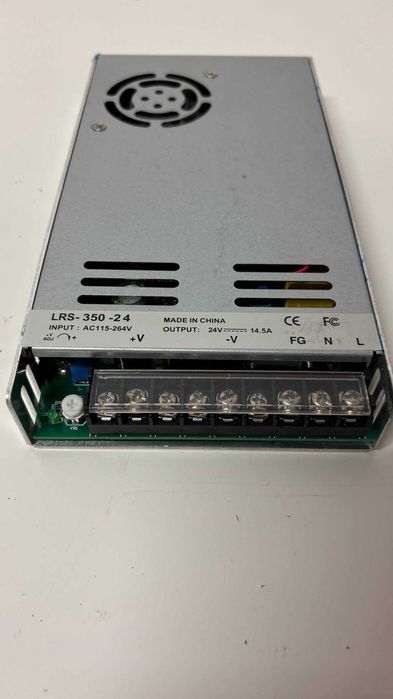 Zasilacz 24V 14,5A z drukarki 3D BIQU Hurakan – sprawny