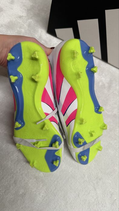 Adidas nowe skora korki Predator league ft fg/mg 38 2/3 białe okazja
