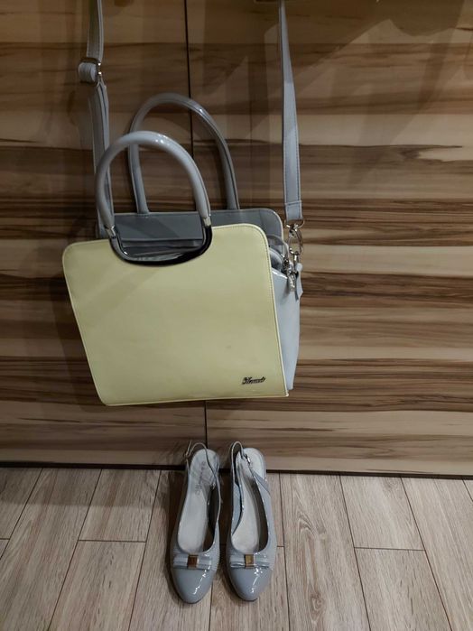 Torebka, buty, sukienka, żakiet, kostium