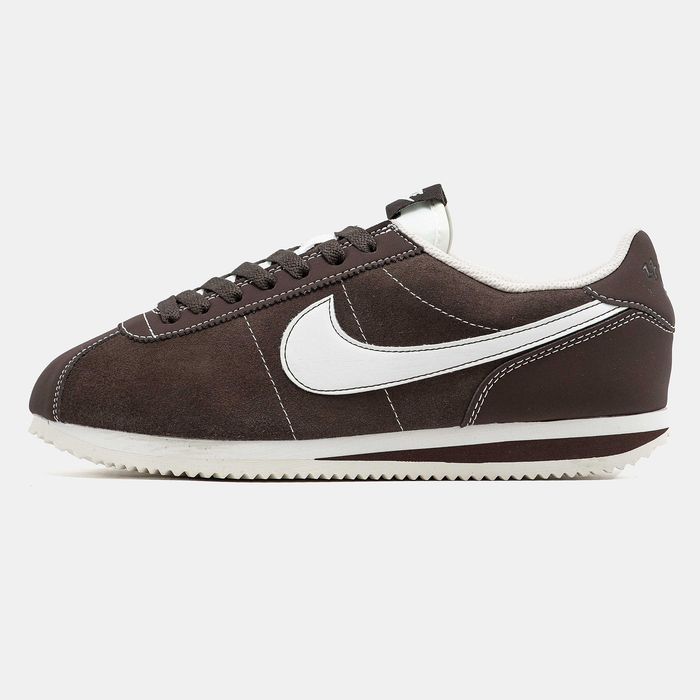 Кросівки Nike Cortez Brown/White premium | Кроссовки Найк чоловічі жіночі