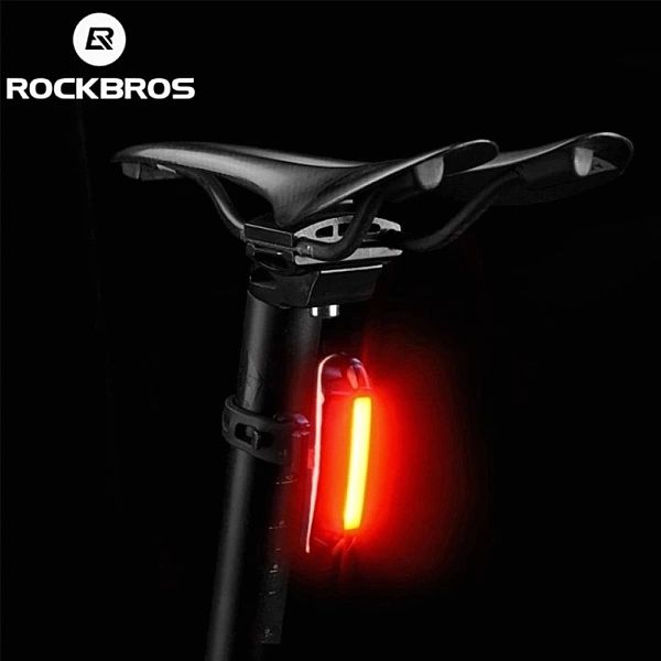 Lampka rowerowa tylna Rockbros A54BK - czarna