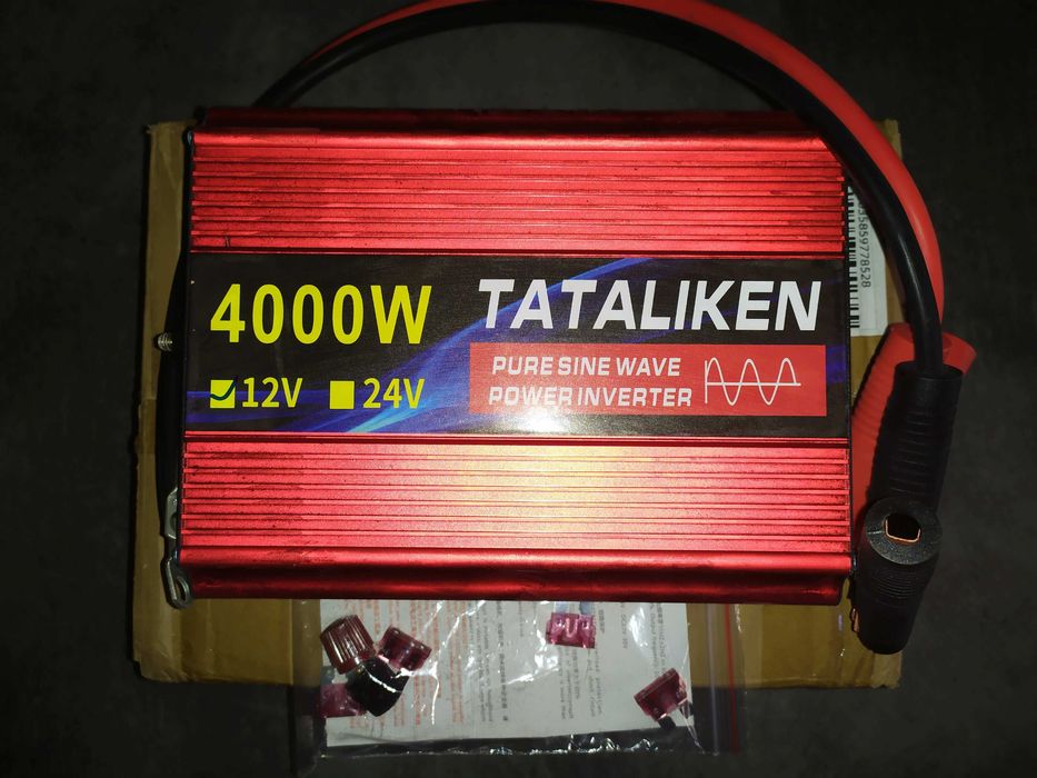 Інвертор TATALIKEN 3000W 4000W 12V 24V 12 14В чистий синус перетворюва