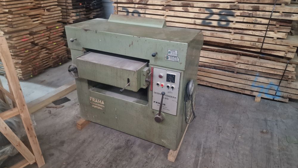 Desengrossadeira frama elevação eletrica 610 maquinas de carpintaria