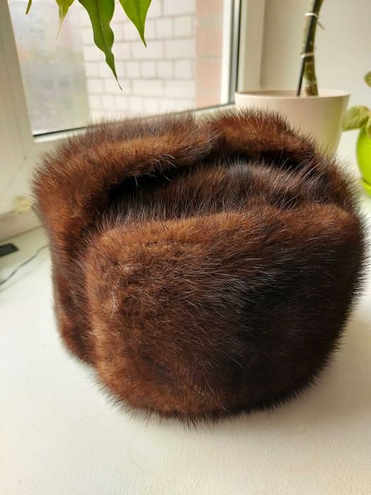 Шапка норковая, норка