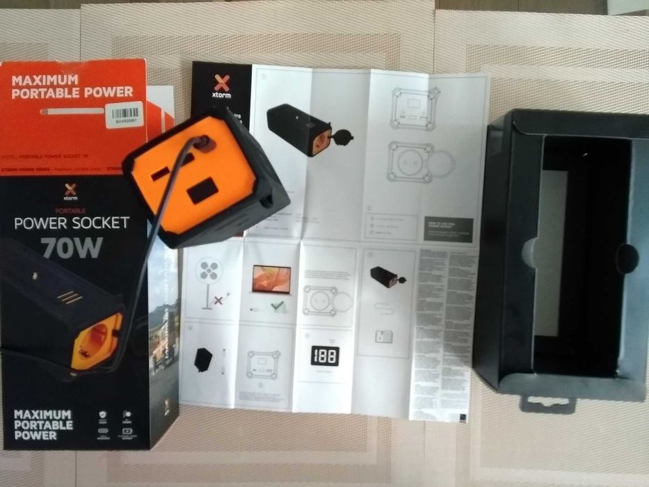 Продаєтся портативна зарядна станція 220V/50 Hz POWER SOCKET 70W