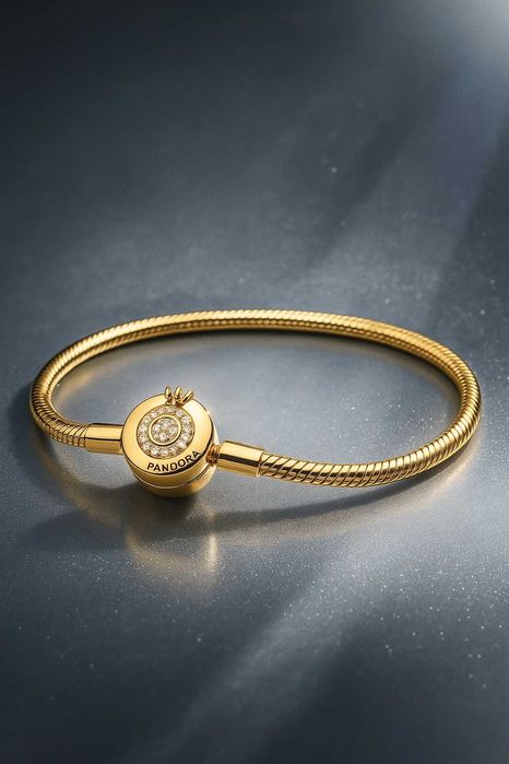 Bransoletka Pandora 18 cm srebrna nowa 2 charmsyGRATIS pudełko Pandora