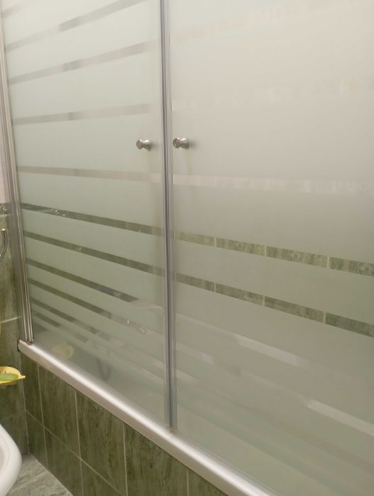 2 Portas / Resguardo para banheira em vidro temperado