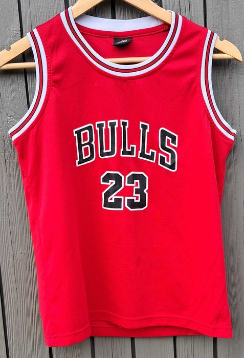 koszulka Chicago Bulls dziecięca replika 23 Jordan czerwona Bulls
