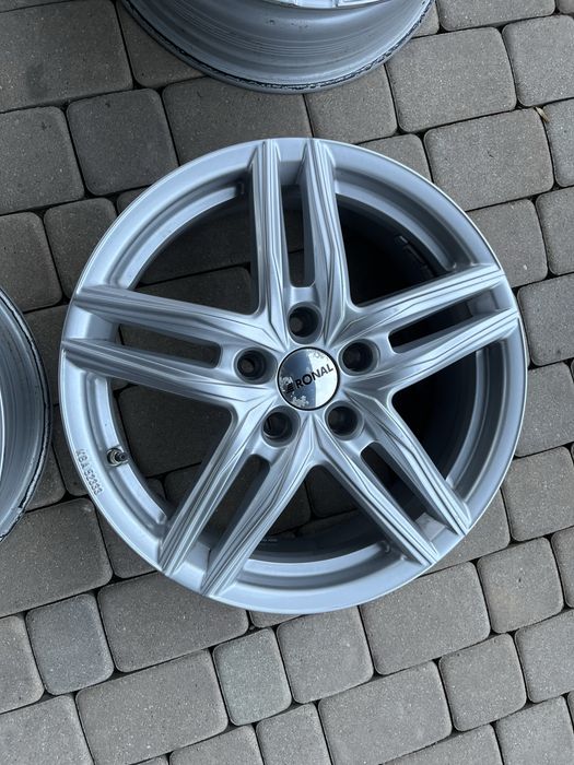 Alufelgi 4x RONAL R65 SILBER 6.5x17 5x100 ET:37/68 H8