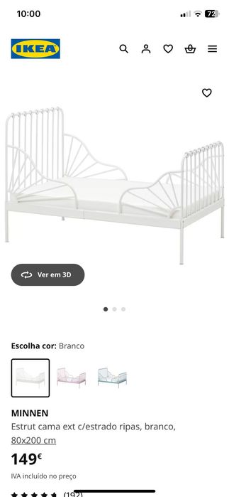 Vendo 2 camas de criança, IKEA,  como novas,  sem marcas de uso.