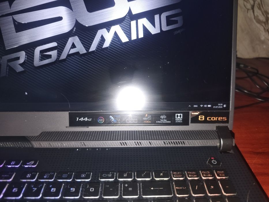 Ноутбук ASUS ROG Strix 17,3 дюйми 144Hz Ryzen 7 4800H 16 ядер RTX3050 4 gb SSD 512Gb