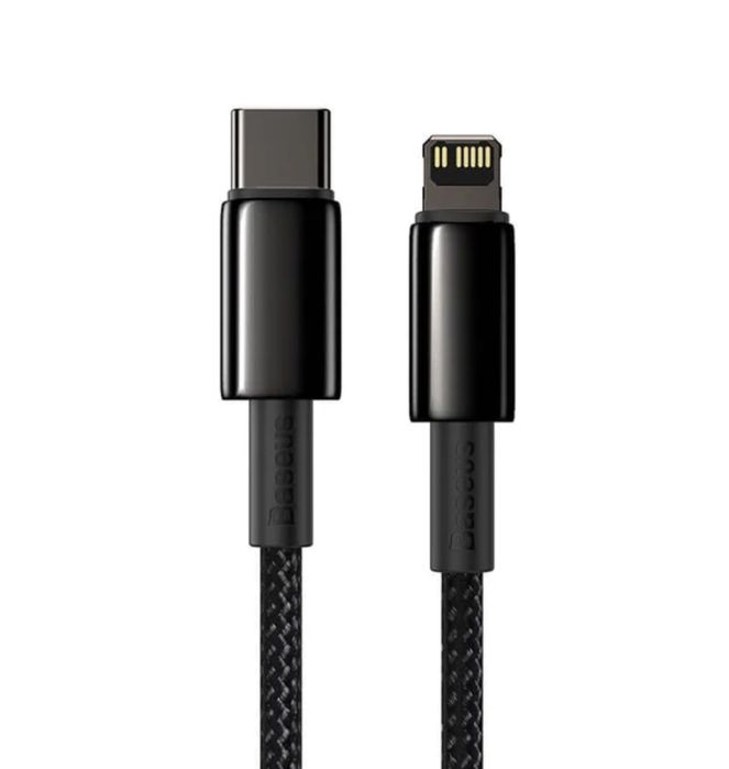 Кабель Baseus 20W Tungsten Lightning 1м/2м зарядка apple iphone ipad
