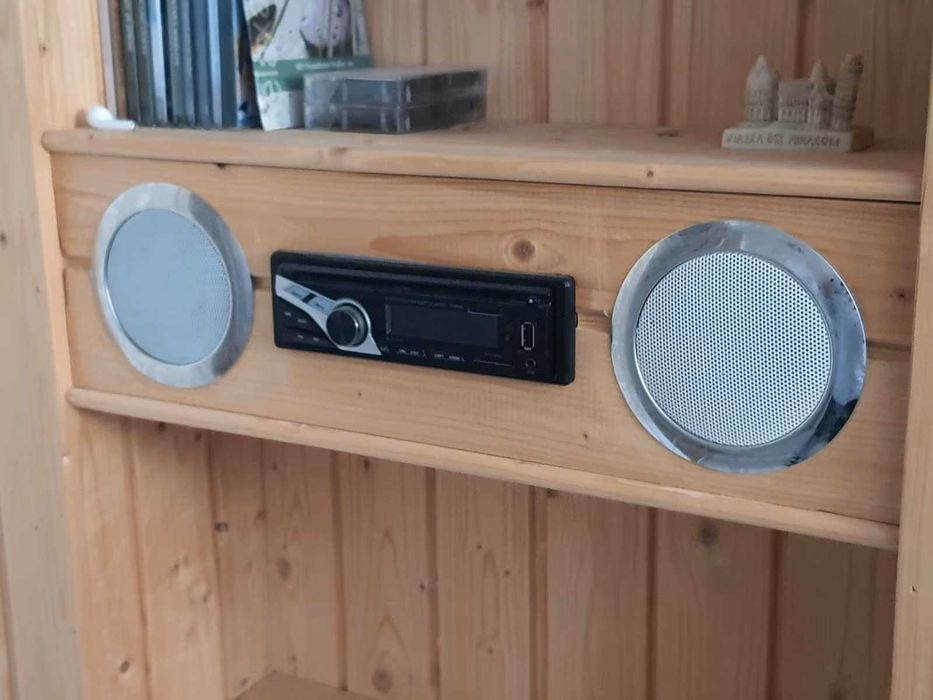 Sauna fińska Aquaroom A-801 + piec 6kW + półki szklana oświetlenie