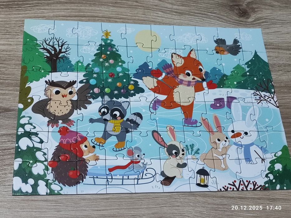 Пазли зимові 4+ , 60 елементів