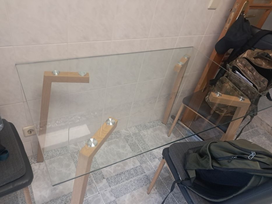 Mesa cozinha vidro