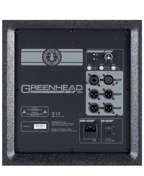 ANT Greenhead SUB 15s" Active Subwoofer