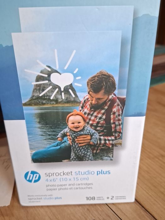 Sprzedam cartridges tusz 2szt i papier do drukarki  hp sprocket studio plus