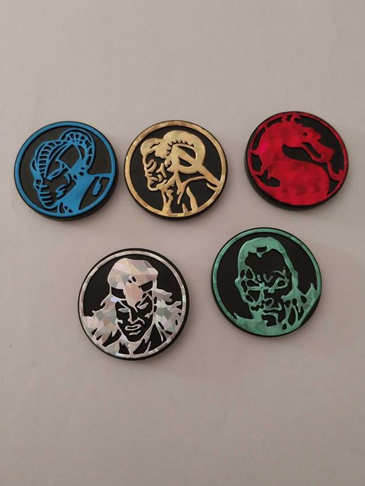 Lote 5 Master Cap Plastic Slammers, Dunkin, raros e colecionáveis