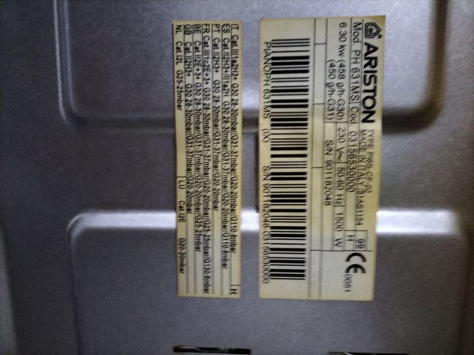 Fogão a gás natural