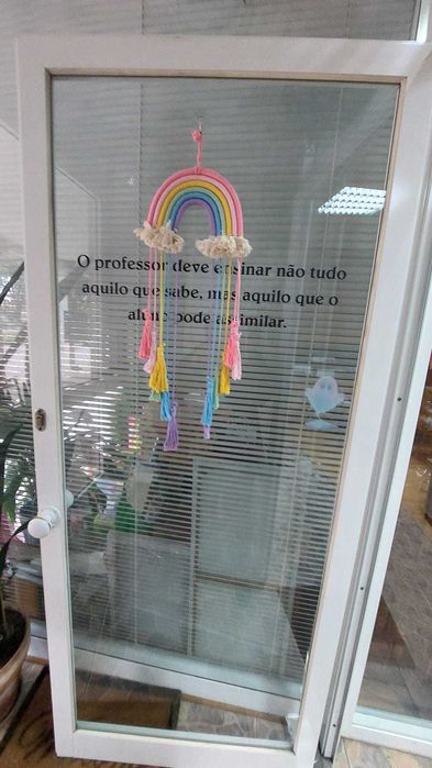 Porta de alumínio interior com vidro