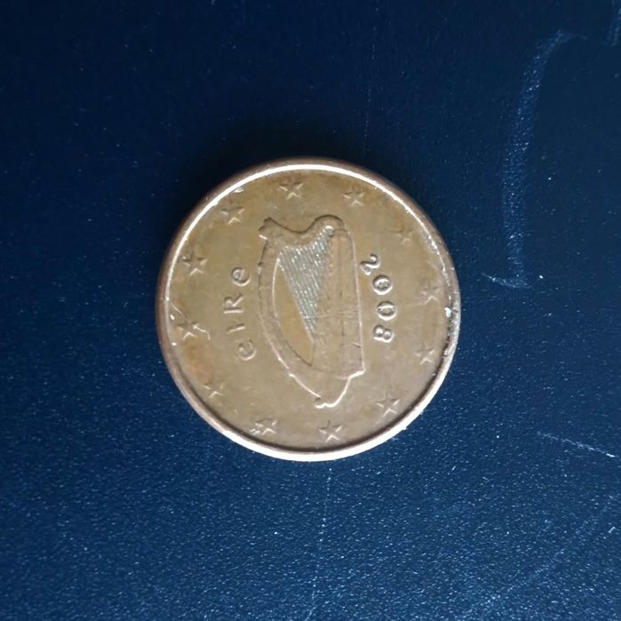 Moedas raras de 1 eurocent de Irlanda