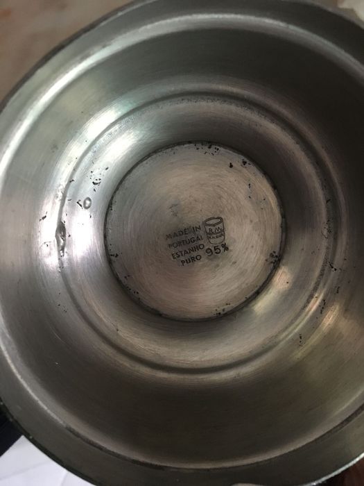 Jarro de estanho puro