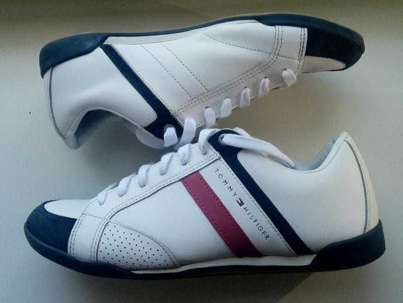 Чоловічі шкіряні кросівки tommy hilfiger (оригінал)