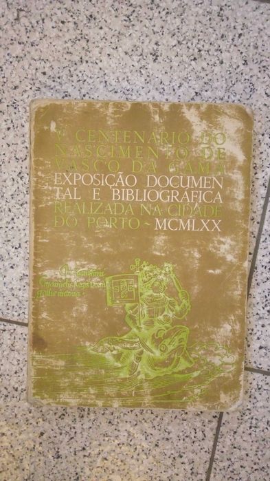 Livro centenário do nascimento Vasco da Gama