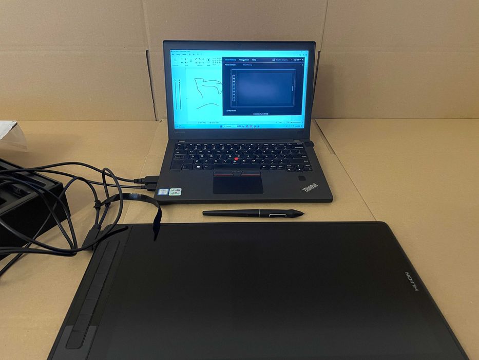 HUION kamvas Pro 16 2.5 k Tablet Graficzny Ekranowy Komplet z wadą