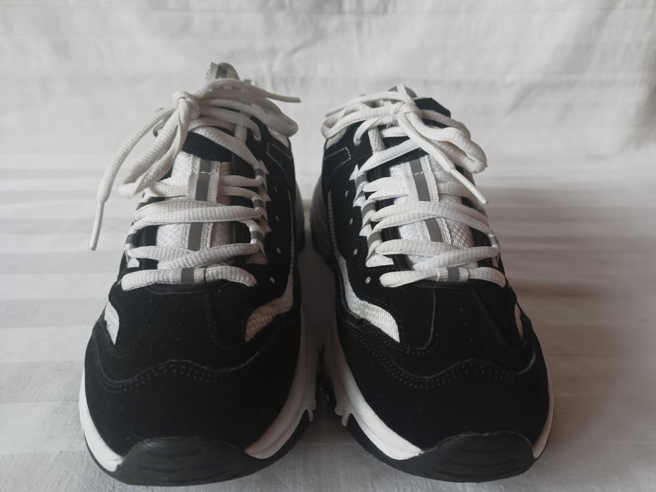 Skechers roz. 37 /UK 4/- dł. wkł. 24 cm-skóra