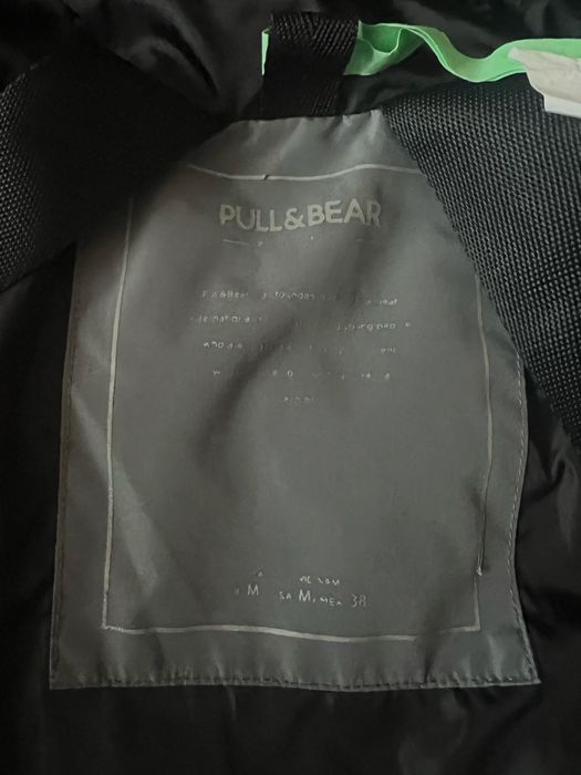 Чоловіче пальто пуховик зимове Pull & Bear розмір М 38