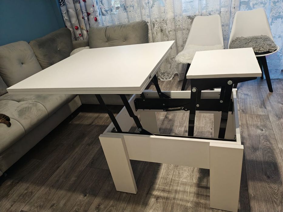 Stolik rozkładany ława