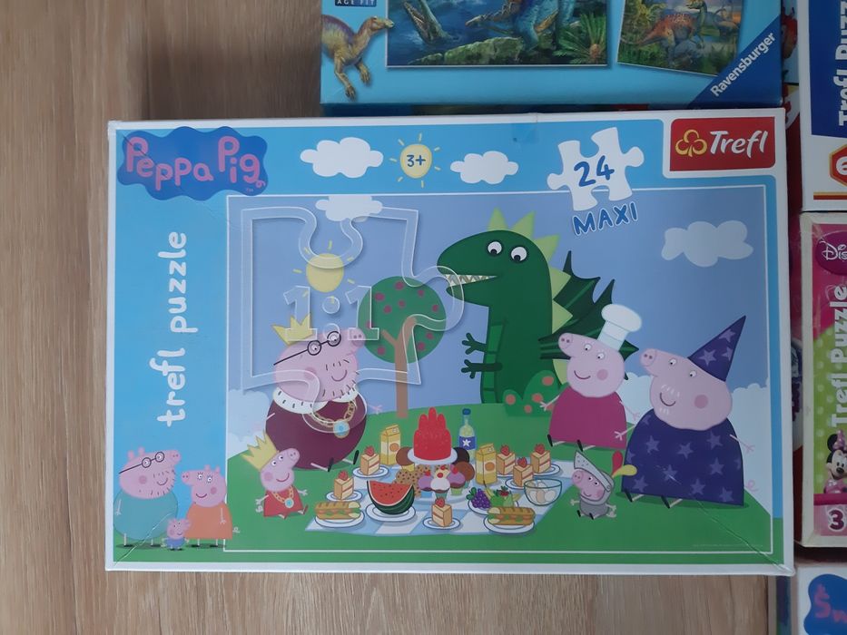 Zestaw puzzli Peppa, psi patrol, pony